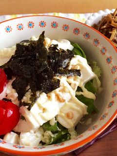 ズボラお豆腐丼-レシピのメイン写真