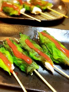 ささ身の梅しそ♪串焼-レシピのメイン写真