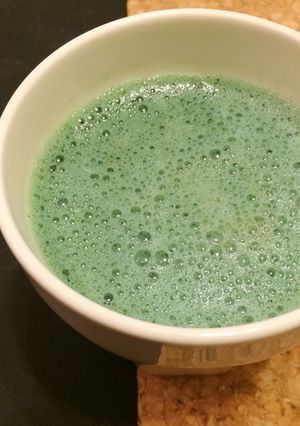 米麹甘酒＋スピルリナ　ホットドリンク-レシピのメイン写真