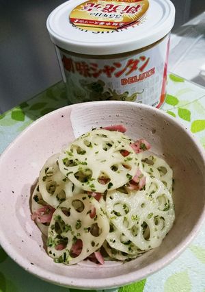 レンコンののり塩炒め-レシピのメイン写真