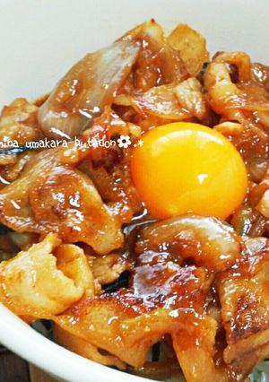 パパッと旨辛✩スタミナ豚丼-レシピのメイン写真