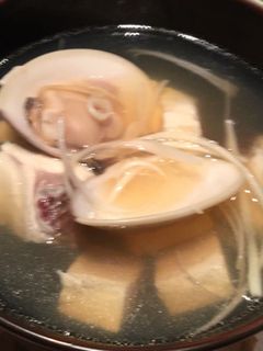 お祝いに★鯛とハマグリのお吸い物-レシピのメイン写真