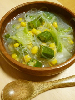 創味シャンタンで☆食べる春雨スープ-レシピのメイン写真