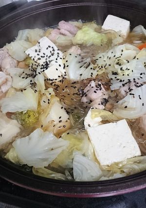 シャンタンＤＥ鍋-レシピのメイン写真