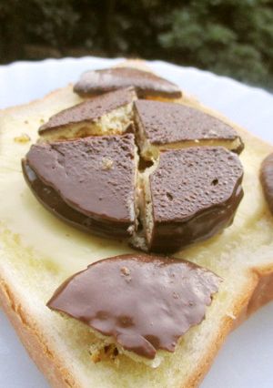 娘が考えたチョコパイトースト-レシピのメイン写真