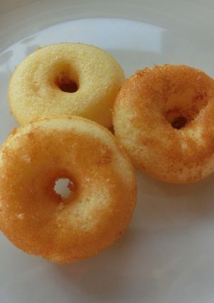 ふんわり軽い!焼きドーナツ-レシピのメイン写真
