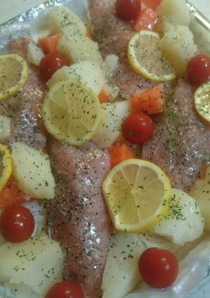 サーモンメインのぎゅうぎゅう焼き-レシピのメイン写真