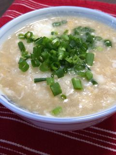 創味シャンタンでとろろ雑炊♡-レシピのメイン写真