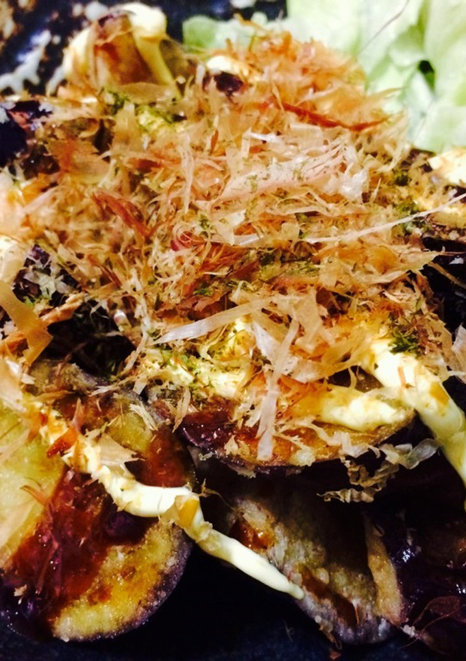 ナスがタコ焼き風-レシピのメイン写真