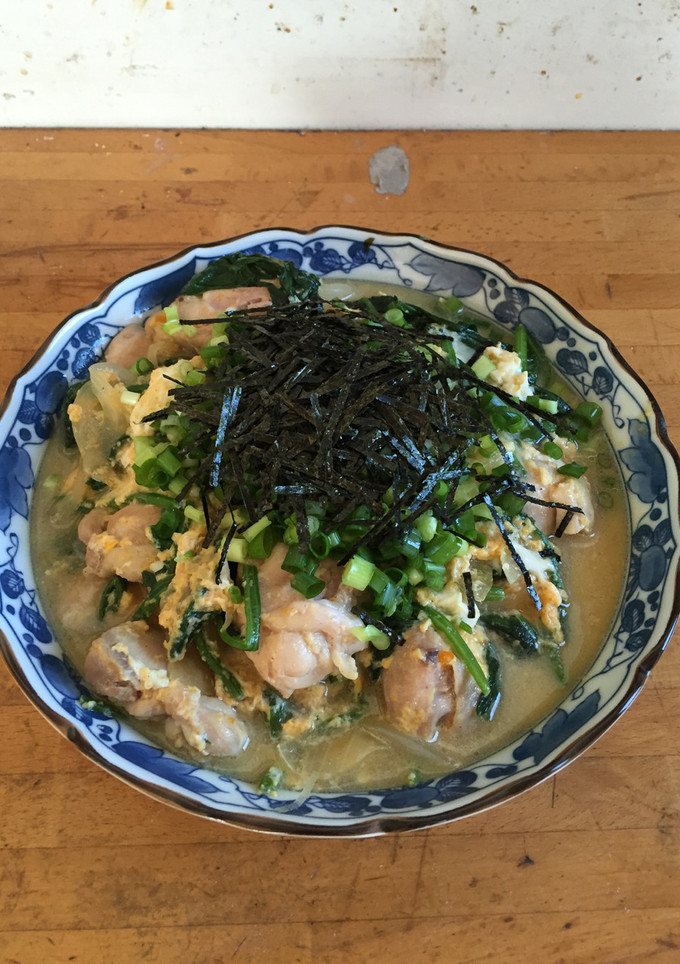 鶏肉とほうれん草の卵とじ-レシピのメイン写真