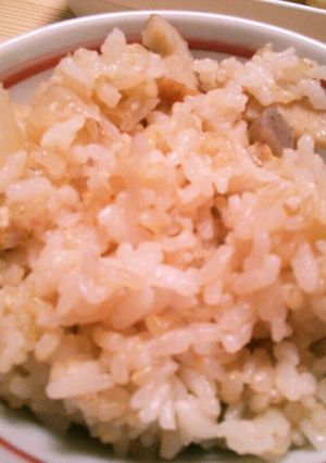 おでんリメイク☆らくらく炊き込みご飯-レシピのメイン写真