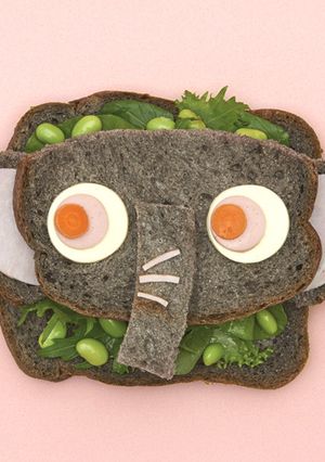 HBでぞうのハムサラダ・サンドイッチ-レシピのメイン写真
