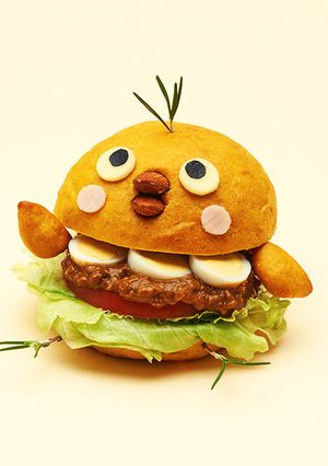 HBでひよこのキーマーカレーサンドイッチ-レシピのメイン写真