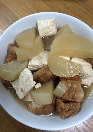 大根と、豆腐と、麩の煮物-レシピのメイン写真