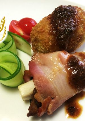 ぬか炊きのベーコン巻きとチーズコロッケ-レシピのメイン写真