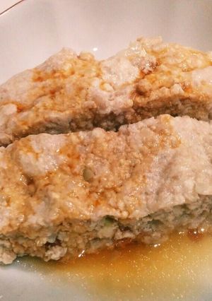 ルクエで簡単☆鶏と豆腐のミートローフ風-レシピのメイン写真