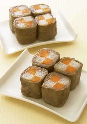 牛肉の紅白巻き-レシピのメイン写真