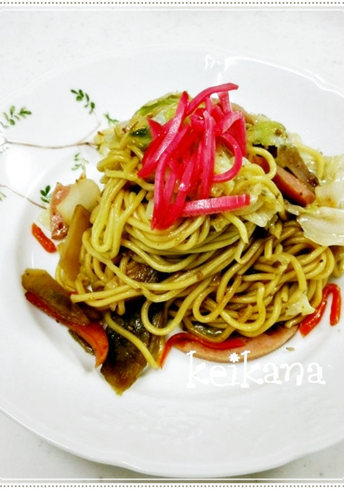 きんぴらごぼうリメイク♪甘辛焼きそば♡-レシピのメイン写真
