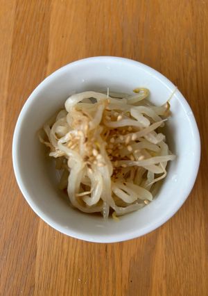 ごま油香る塩味モヤシナムル風！-レシピのメイン写真