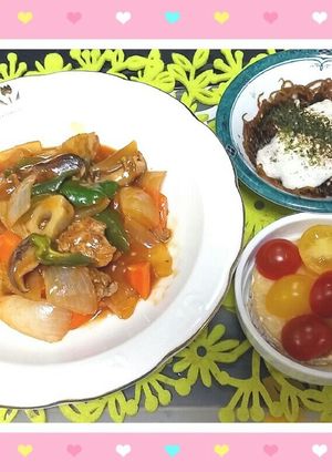 うふっ♥noオイルで酢豚～っ(^w^)-レシピのメイン写真