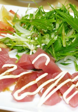 ♪お店の味♪簡単まぐろのカルパッチョ-レシピのメイン写真