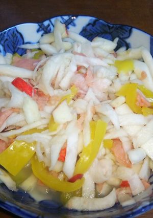 カブラとスモークサーモンの昆布茶マリネ-レシピのメイン写真