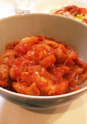 鶏モモ、トマト缶煮-レシピのメイン写真
