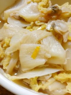白菜とあさりのゆずポン酢煮-レシピのメイン写真