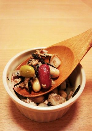簡単!調味料1つのミックスビーンズサラダ-レシピのメイン写真