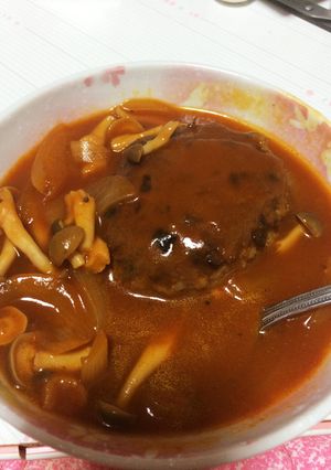 必殺！煮込みハンバーグ-レシピのメイン写真