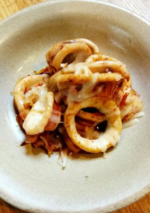 イカのキムチ・チーズ焼き-レシピのメイン写真