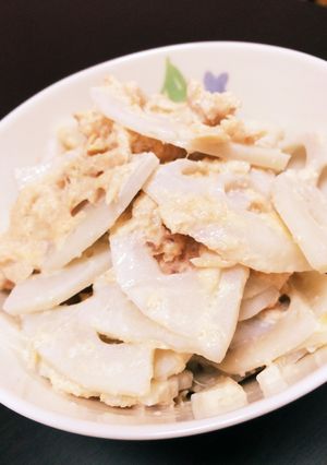 冷凍明太子☆簡単 レンコンサラダ-レシピのメイン写真
