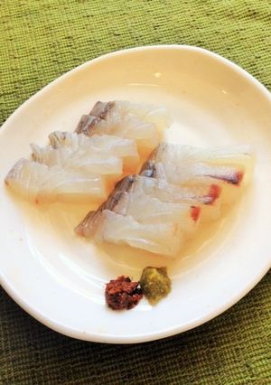 【釣食】イズスミの刺身-レシピのメイン写真