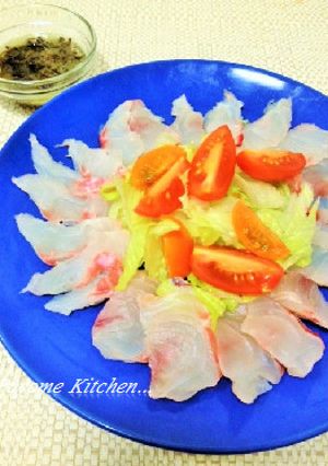 【釣食】オジサンのカルパッチョ-レシピのメイン写真