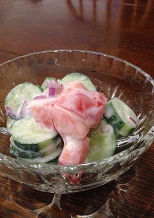 きゅうりとトマトのライタ-レシピのメイン写真