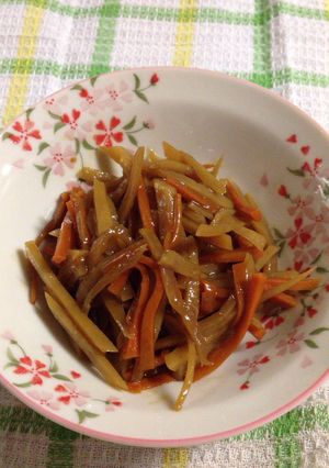 じゃがいもとにんじんのきんぴら-レシピのメイン写真
