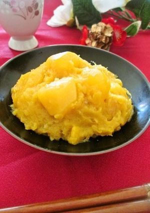 お正月にお弁当に♡安納芋で栗きんとん-レシピのメイン写真