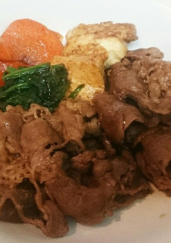 牛肉と豆腐のすき焼き風-レシピのメイン写真