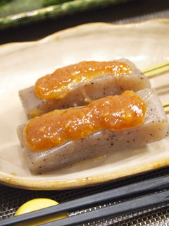 お手軽ゆず風味♪こんにゃくの味噌田楽-レシピのメイン写真