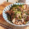 5分で完成!豚肉とにんにくの芽炒め