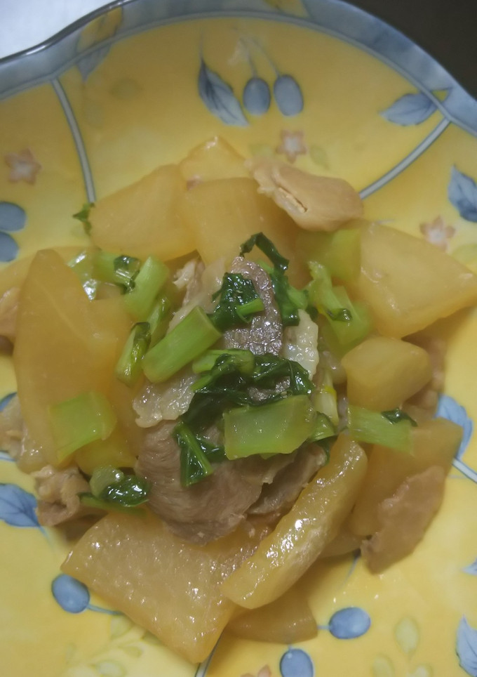 豚肉と大根の甘辛炒め-レシピのメイン写真