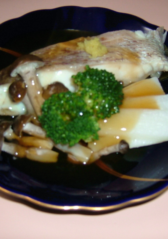 鯛のごちそうレンジ蒸し-レシピのメイン写真