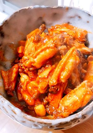 鶏手羽中のすっぱケチャップ煮-レシピのメイン写真