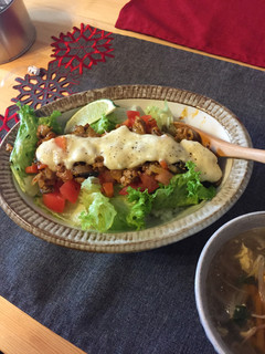 【男子御飯】胃袋鷲掴みタコライス-レシピのメイン写真