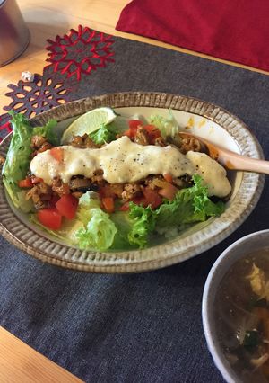 【男子御飯】胃袋鷲掴みタコライス-レシピのメイン写真
