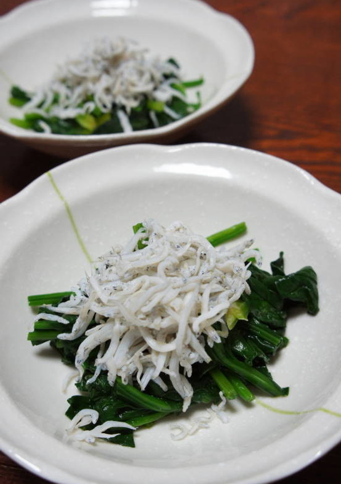 ほうれん草としらす干しの和え物-レシピのメイン写真
