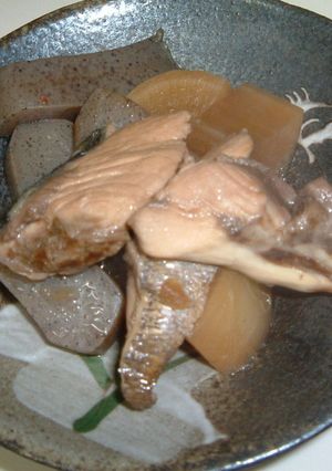 圧力鍋で☆ぶり大根にゃく-レシピのメイン写真