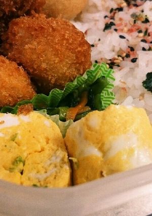 焼かずにレンジで卵焼き風♡-レシピのメイン写真