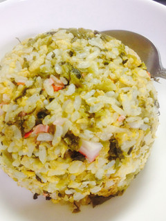 5分で簡単高菜チャーハン-レシピのメイン写真