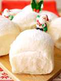 ホワイトクリスマス☆白いミルクちぎりパン